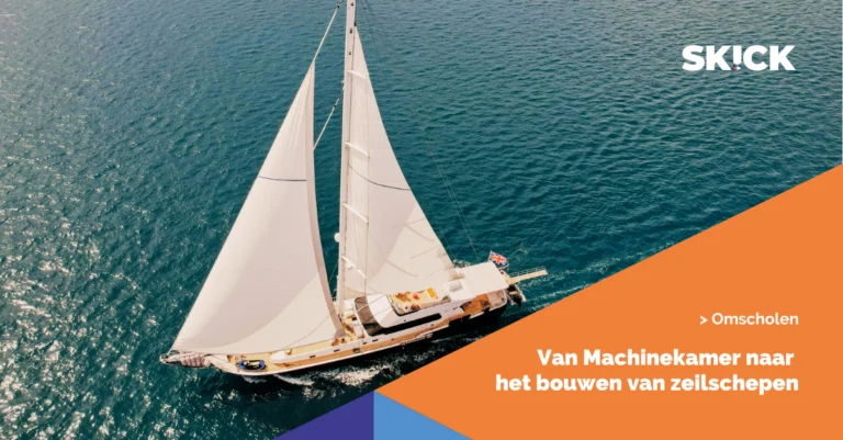 Van machinekamer naar het bouwen van zeilschepen.