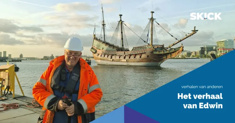 Na een lange carrière op zee nu werken aan wal.